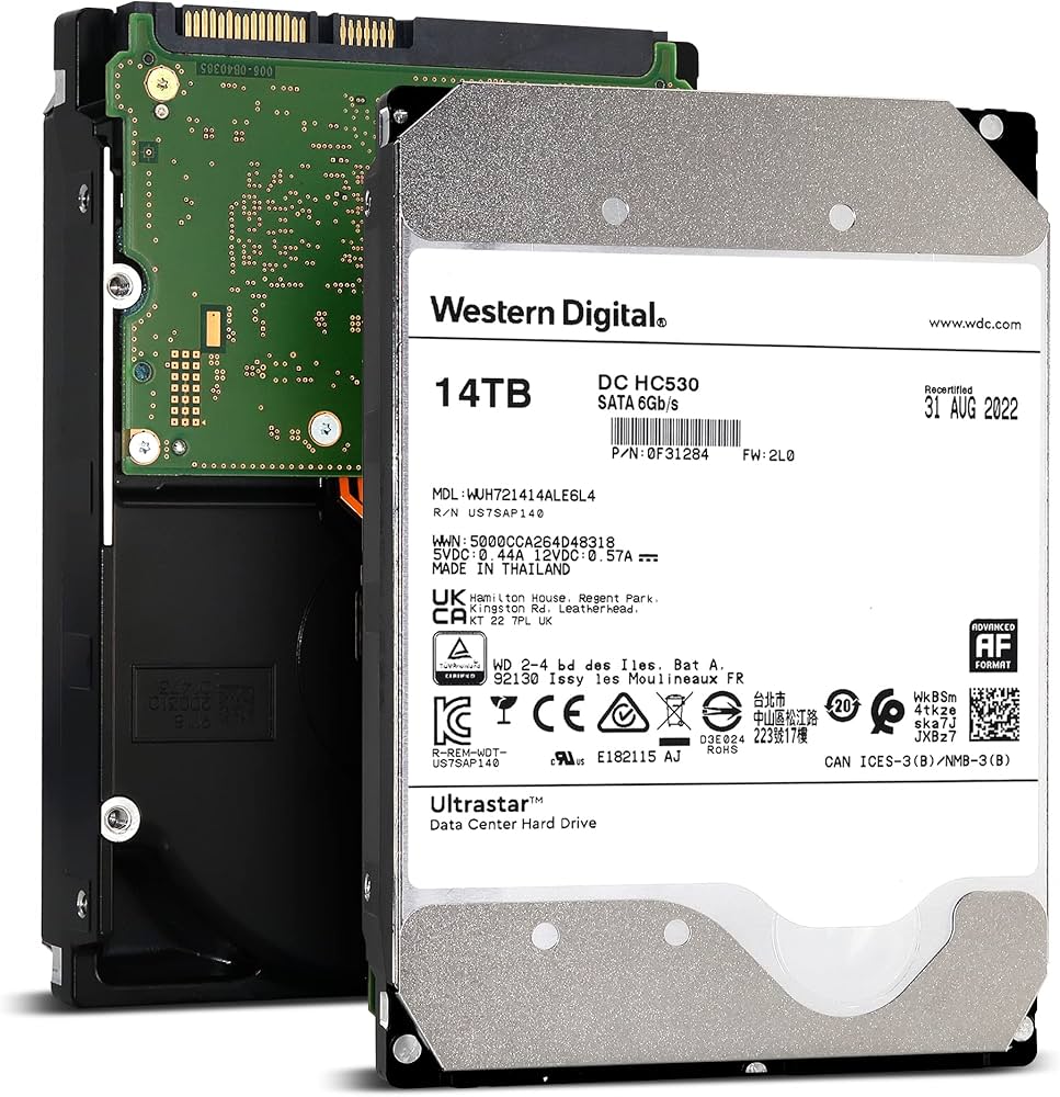 Amazon | HDD(ハードディスクドライブ) WD WUH721414ALE6L4 3.5インチ