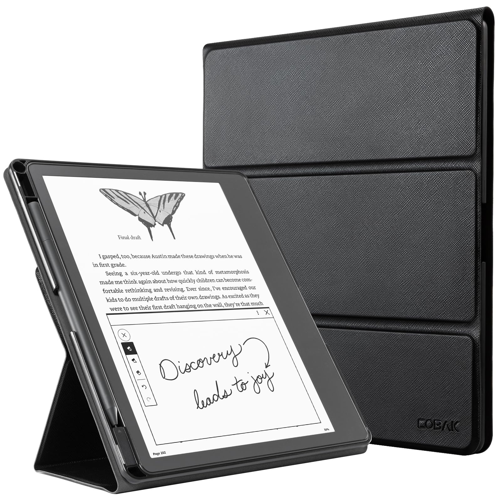 Amazon.com: CoBak Stand Case for Kindle Scribe - Premium Folio