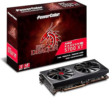 Amazon.com: PowerColor Red Dragon AMD Radeon RX 5700 XT 8GB AXRX