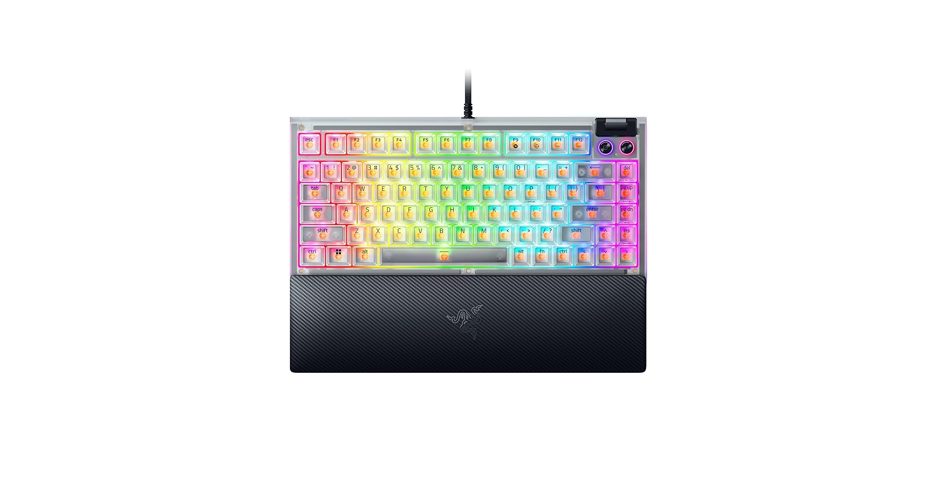 Amazon.co.jp: Razer レイザー BlackWidow V4 75% Phantom White