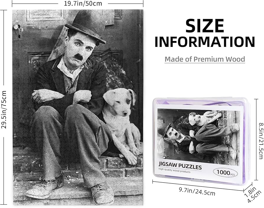 Amazon.co.jp: 1000ピース ジグソーパズル チャールズ・チャップリン