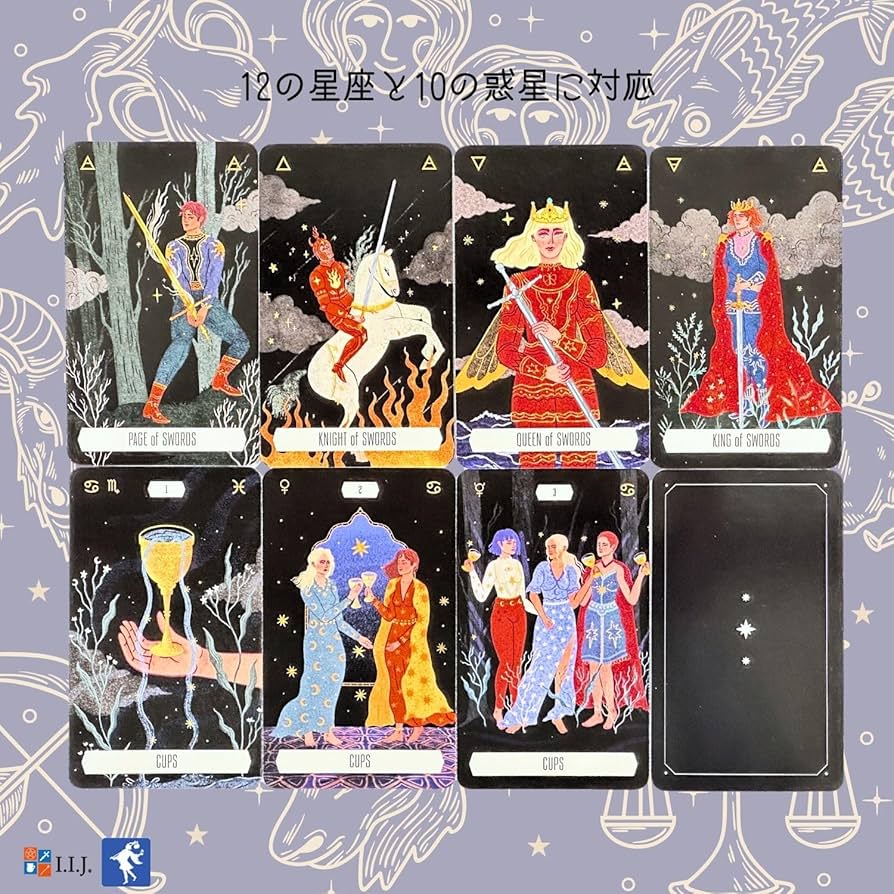 Amazon.co.jp: I.I.J タロットカード ゾディアック・タロット Zodiac
