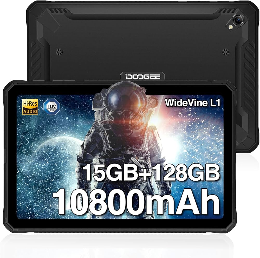 Amazon.co.jp: DOOGEE R10 防水 タブレットAndroid 13、頑丈な