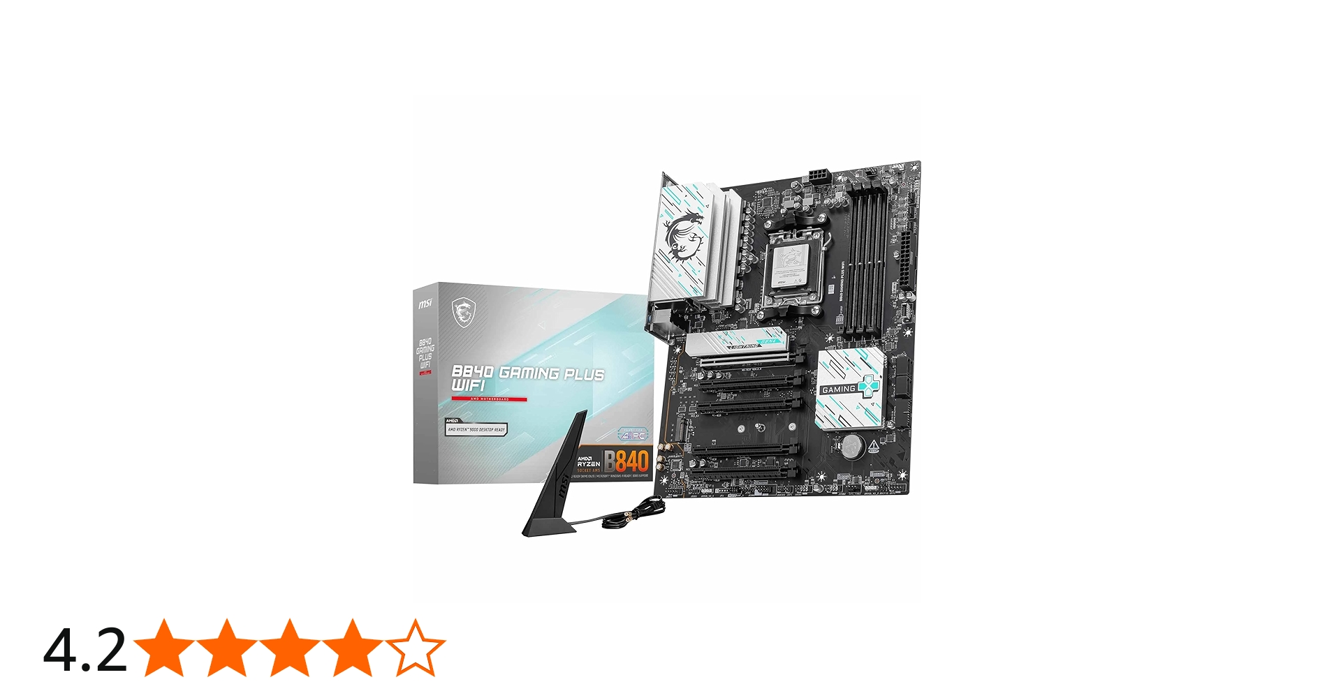 Amazon | MSI B840 Gaming Plus WiFiマザーボード、ATX - AMD Ryzen