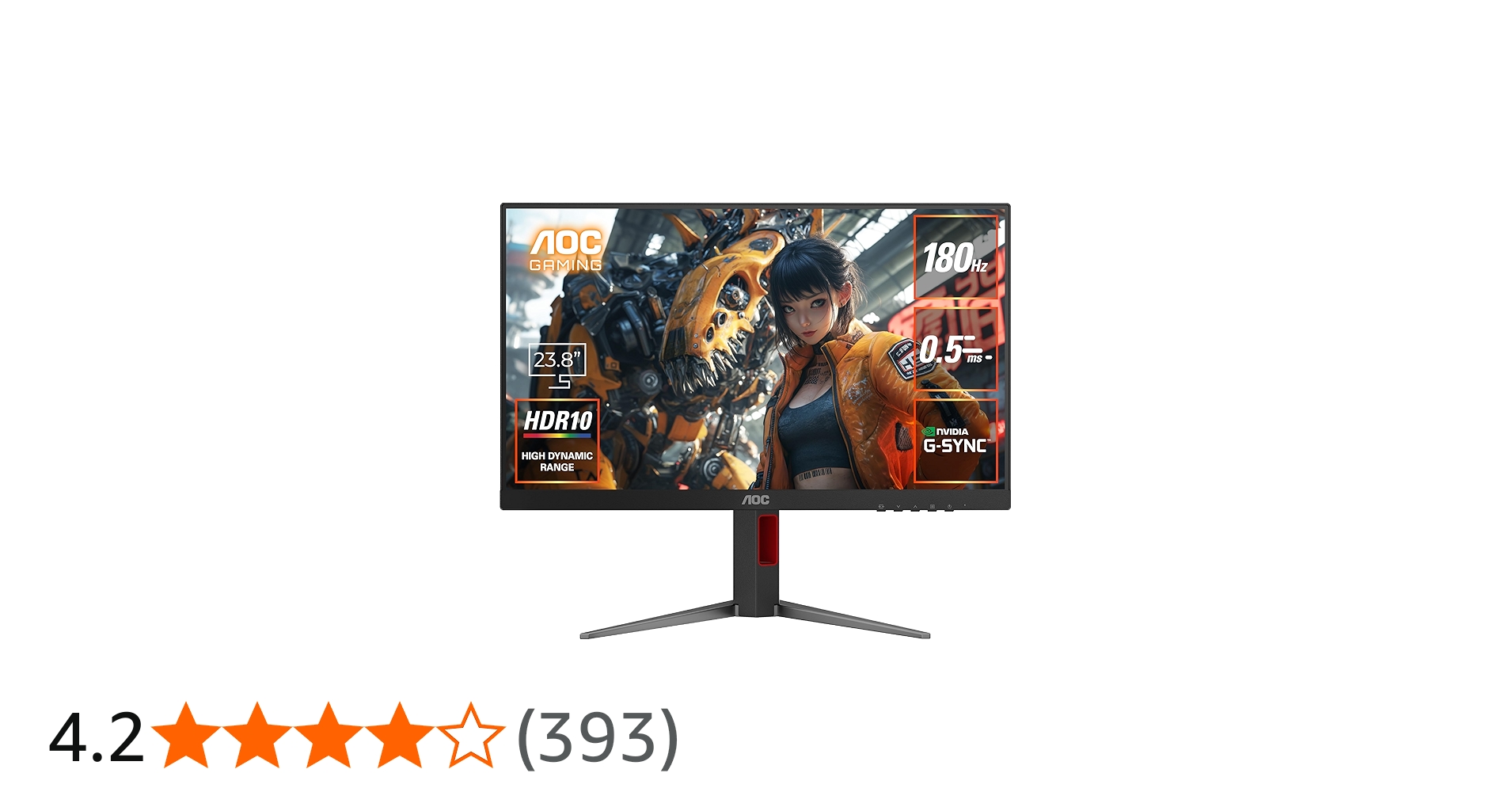 AOC ゲーミングモニター 23.8 180Hz 24G4/11 Amazon.co.jp: AOC