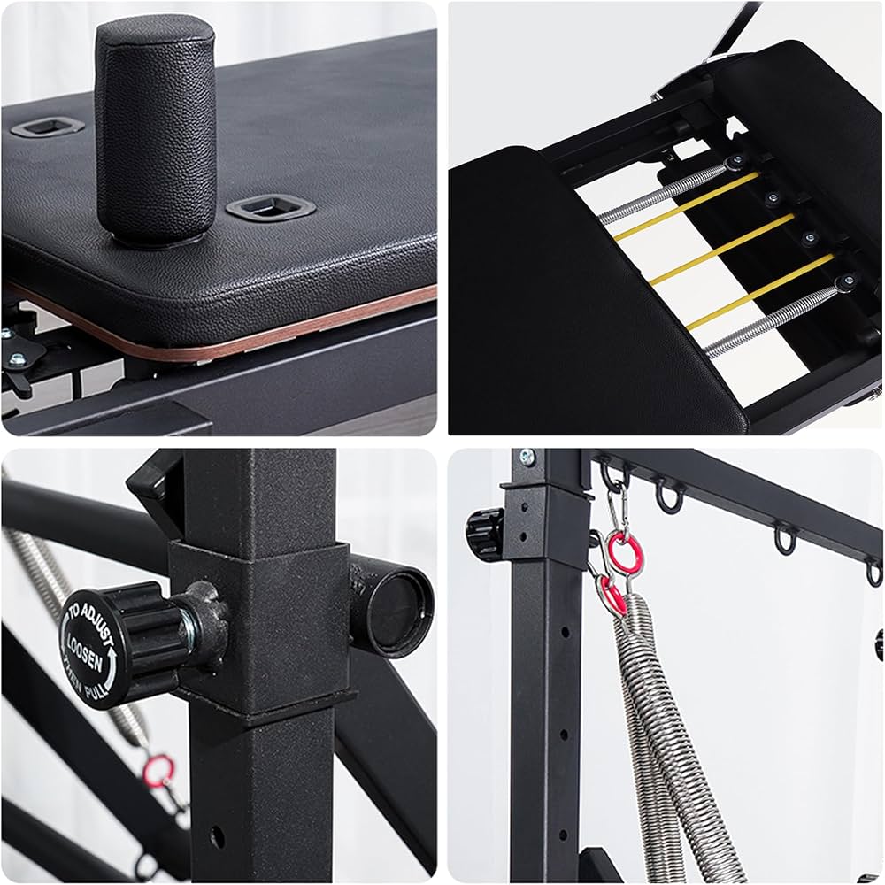 Amazon.co.jp: Habetove タワー付きピラティスリフォーマー、2-in-1