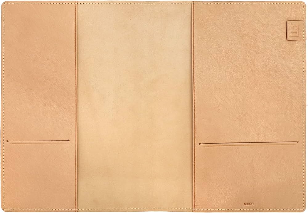 Amazon | ミドリ ノート MDノートカバー A5 本革 ゴートヌメ 49845006