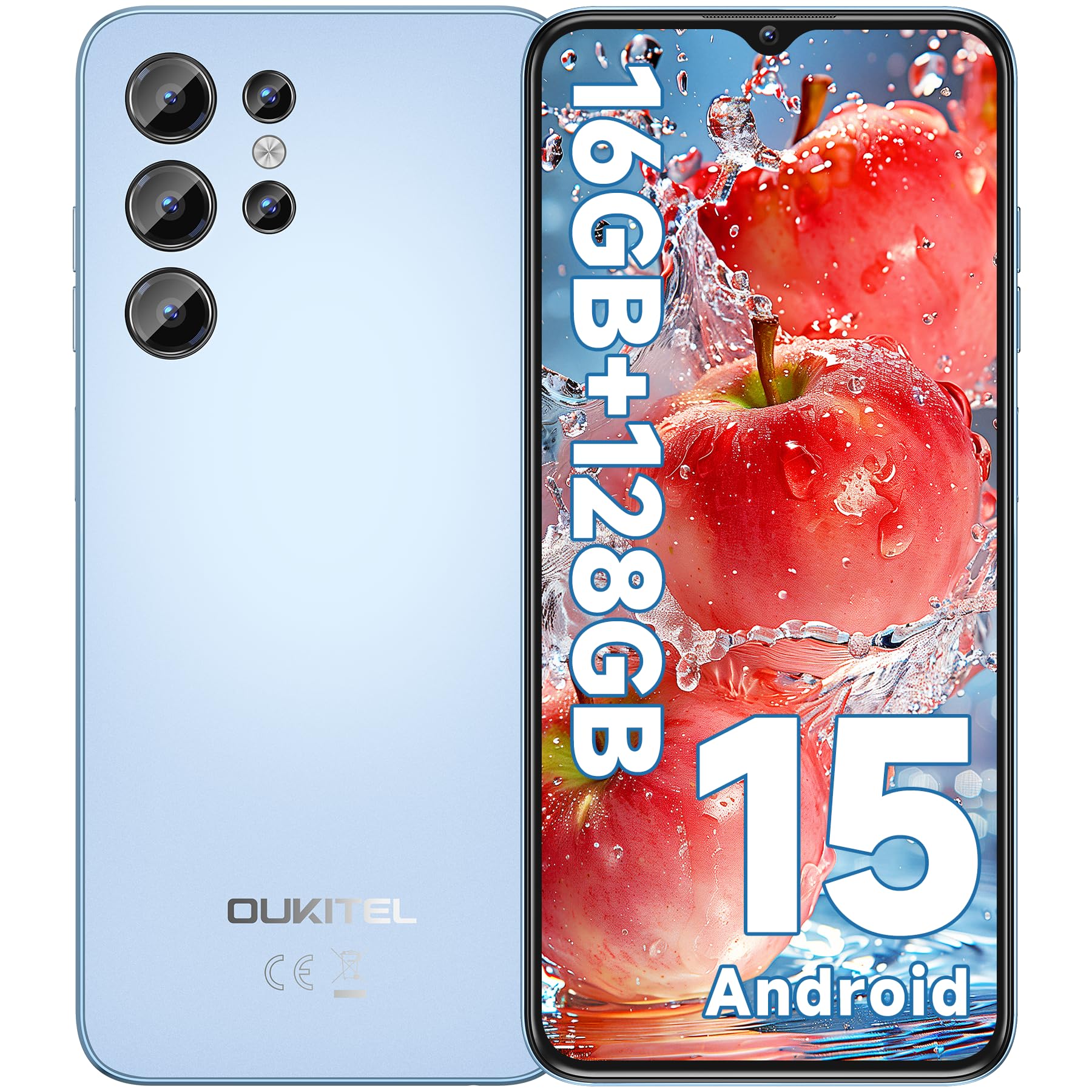 Amazon | OUKITEL SIMフリー スマホ C1 本体 16GB RAM+128GB ROM 1TB