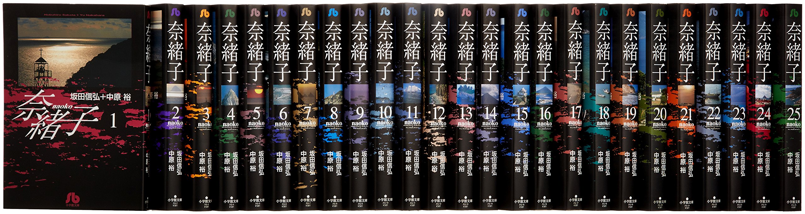 奈緒子全巻 奈緒子 全25巻初版本 映画化 スピリッツ【文庫版】中原裕 坂田
