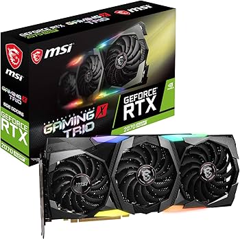Amazon.co.jp: MSI GeForce RTX 2070 SUPER Gaming X TRIO Graphics