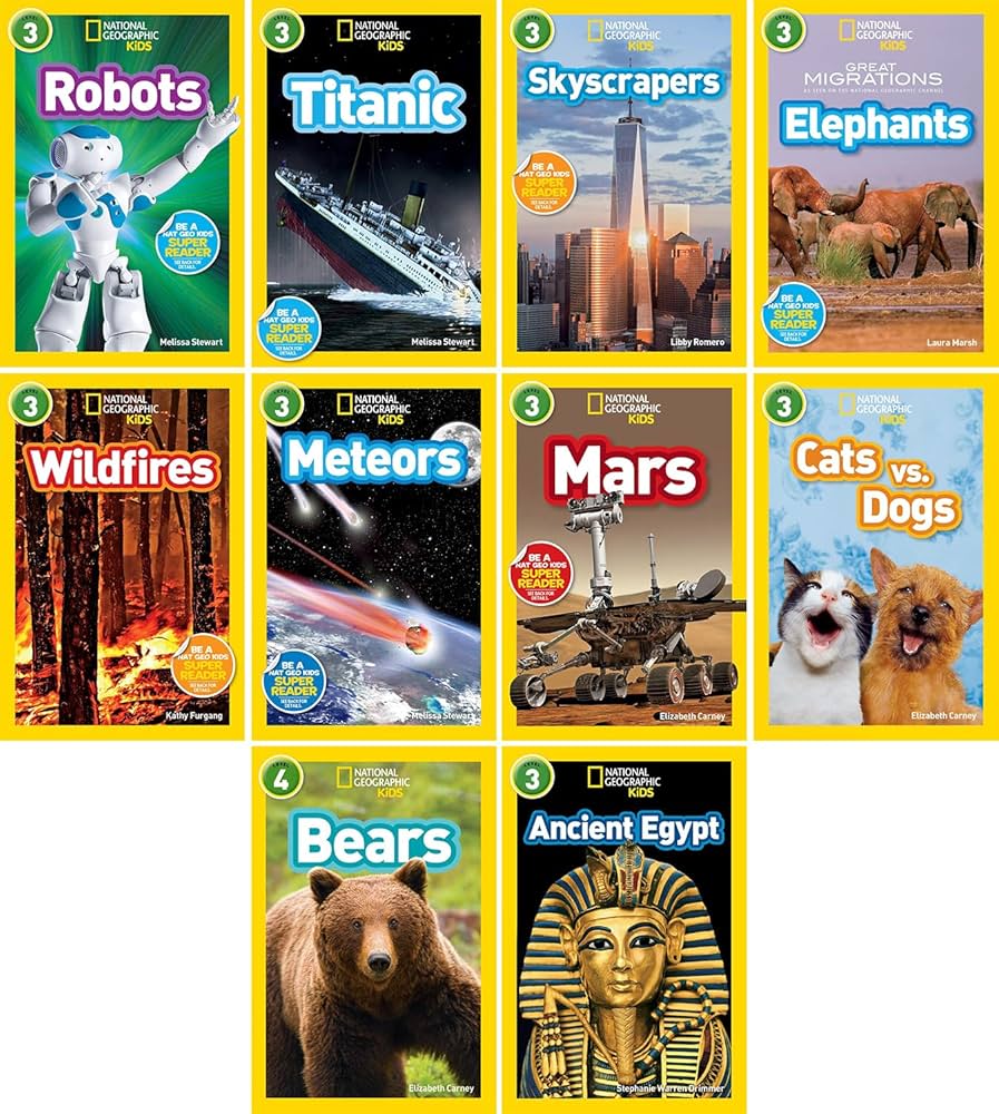 National Geographic Kids Readers Series (Level 3), Collection Set