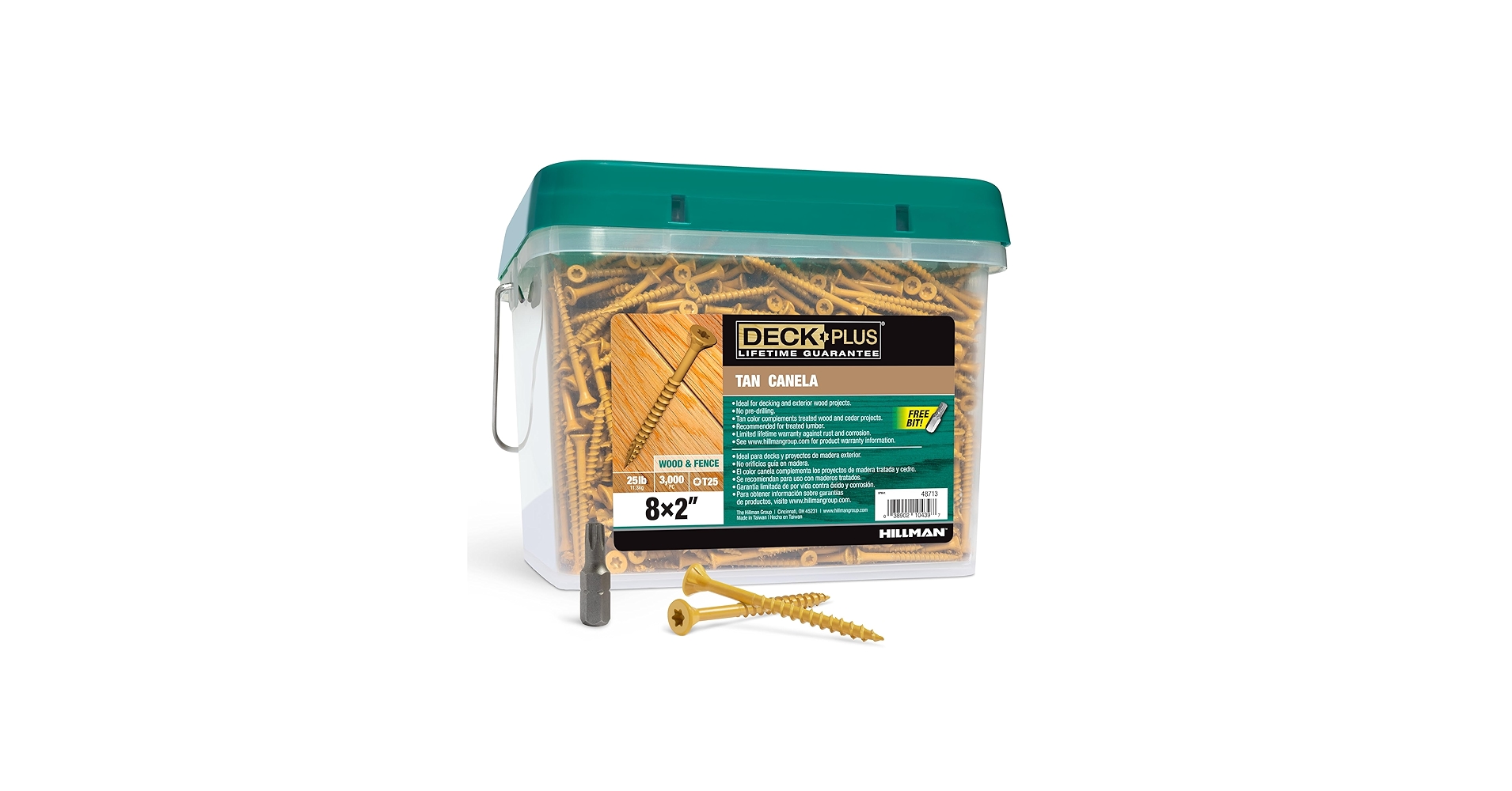 Amazon.com: Deck Plus 2 Inch Epoxy Coated Exterior Wood and Fence