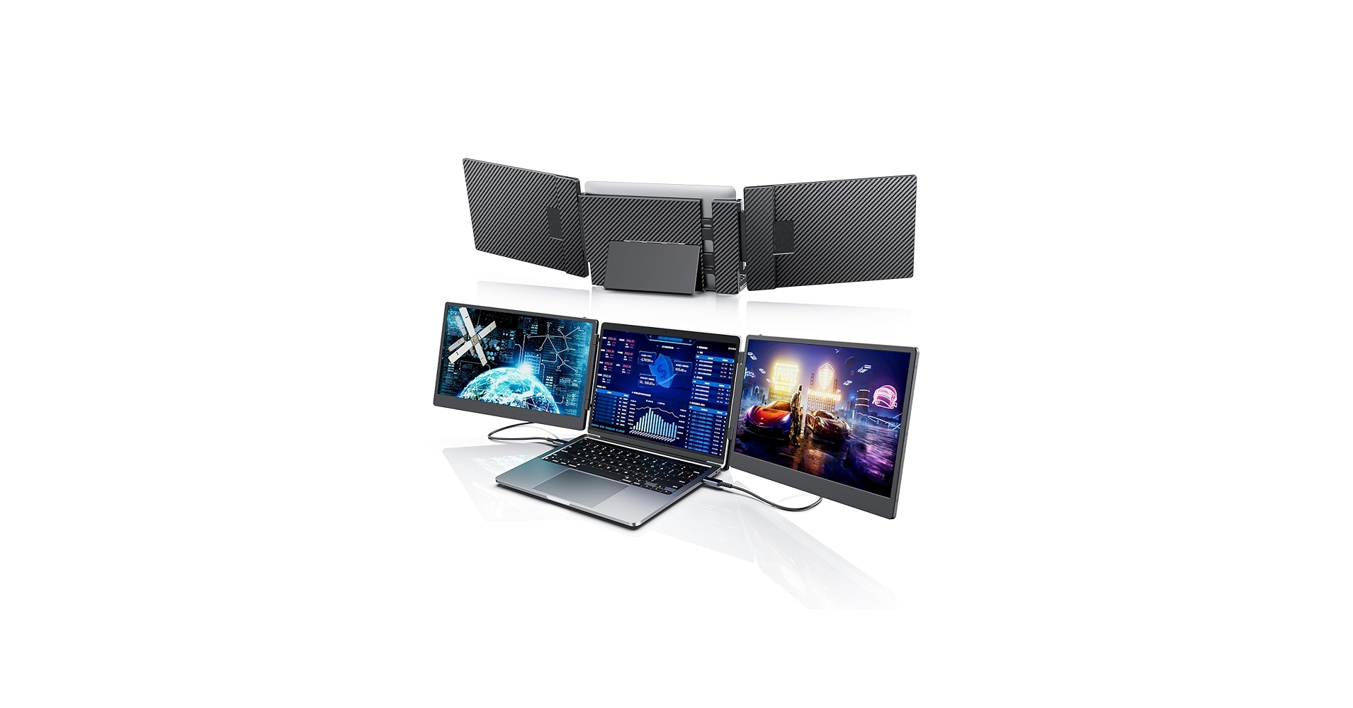 Amazon.com: S3 Laptop Screen Extender, 14'' Triple Portable