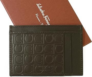 Amazon | [フェラガモ] 名刺入れ カードケース PVC×ガンチーニ