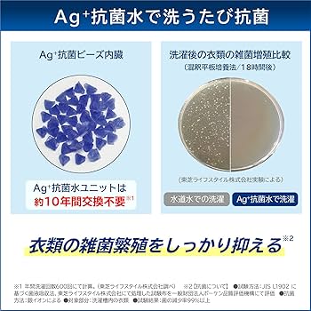 Amazon.co.jp: 東芝 全自動洗濯機 10kg グランホワイト AW-10DP1 (W