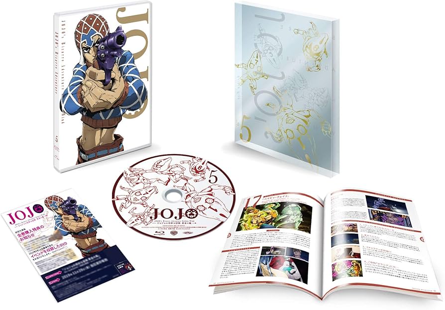 Amazon.co.jp: ジョジョの奇妙な冒険 黄金の風 Vol.5 (17~20話/初回