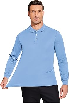 Amazon.com: PINSPARK 3 Pack Men's Long Sleeve Golf Polo Shirts