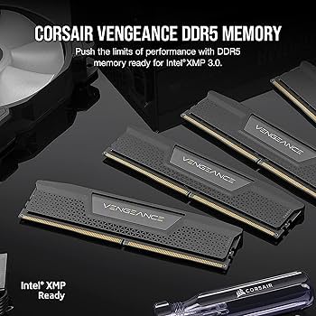 CORSAIR VENGEANCE DDR5 RAM 64GB (2x32GB) 5600MHz CL40-40-40-77