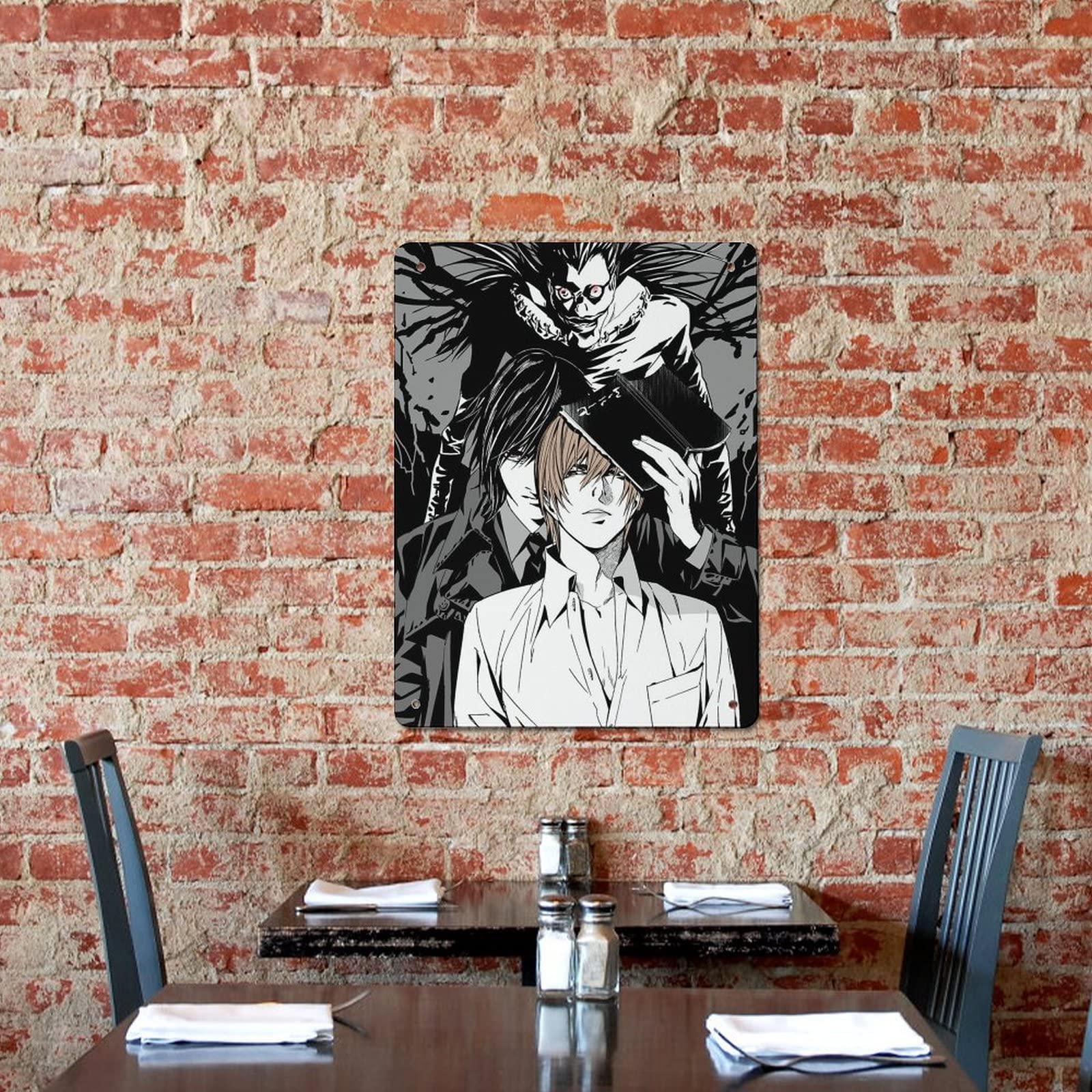 Amazon.co.jp: アートデリ レトロ 鉄板ポスター 『DEATH NOTE