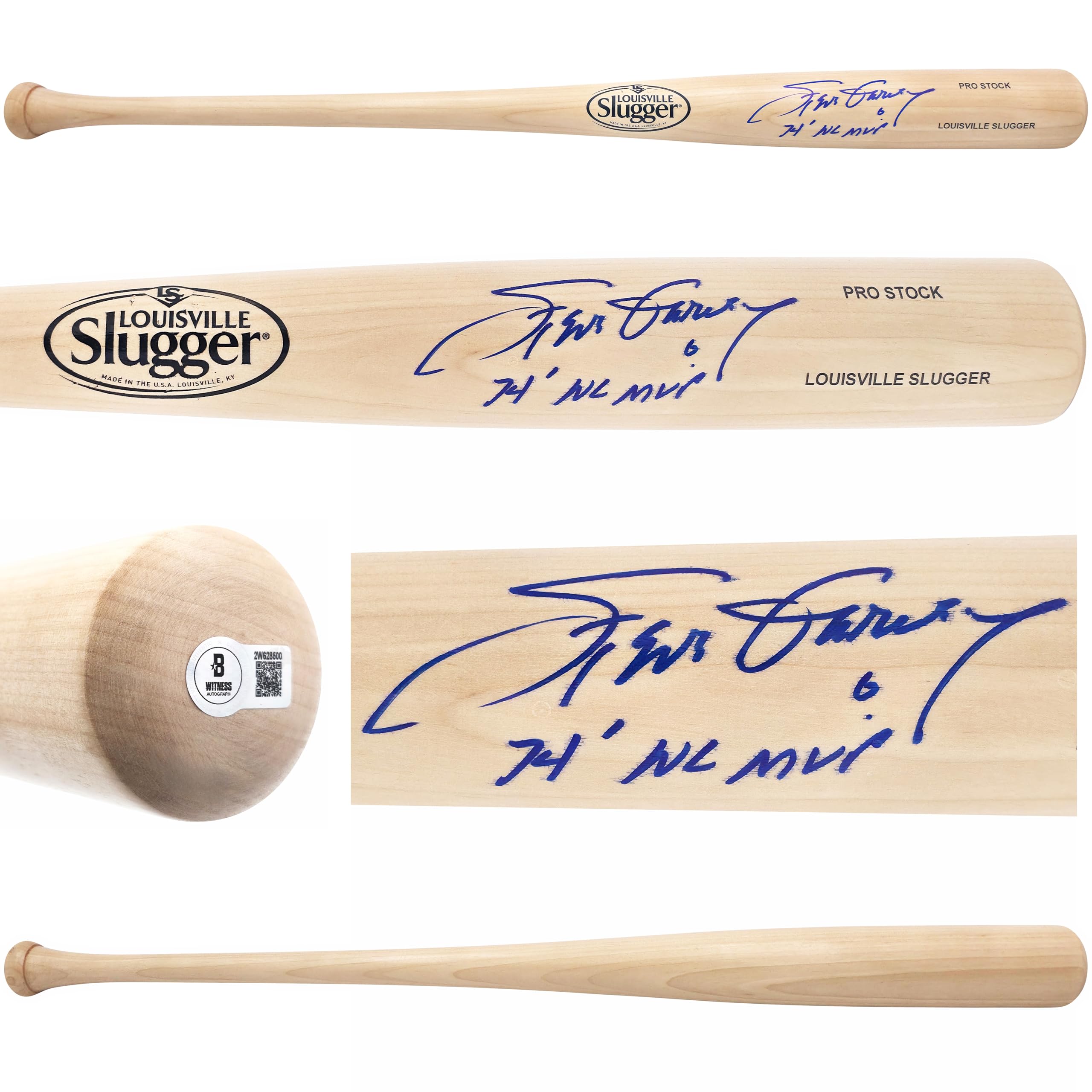 Steve Garvey Autographed Blonde Slugger Louisville Pro Stock