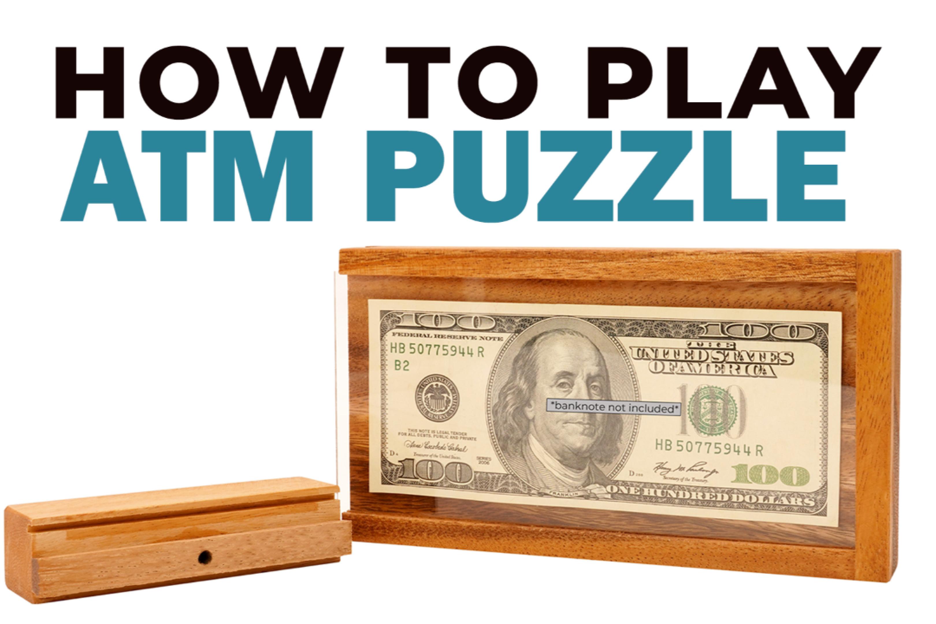 Amazon.com: BSIRI ATM Puzzle Box for Adults Secret Brain Teaser
