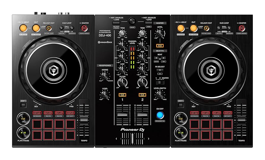 Pioneer DJ DDJ-400 オリジナルLED打ち替え 箱付き Pioneer DJ DDJ-400