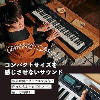 Amazon | カシオ（CASIO）電子キーボード Casiotone CT-S200BK