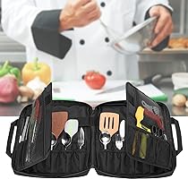 Amazon.com: samdew Chef Knife Bag with 20+ Slots, Professional