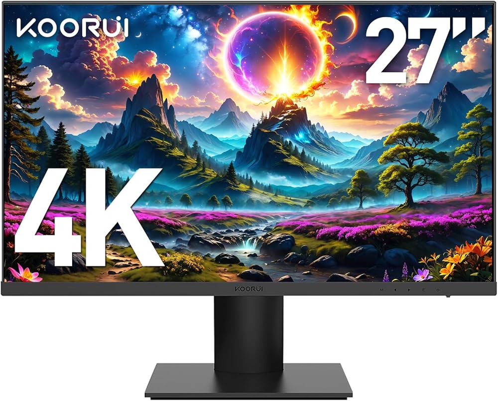 値下げ可・説明必読】KOORU 27インチ 4K 60hz IPSモニター 値下げ可