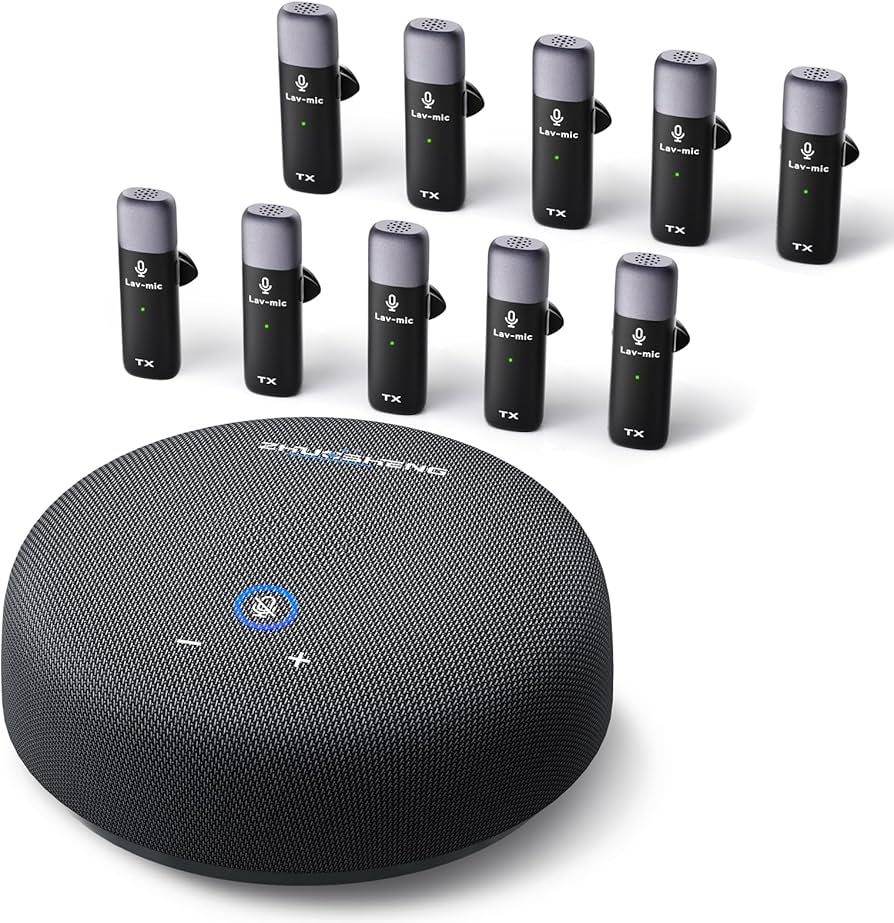 Amazon.co.jp: ZHUOSHENG 会議用マイクスピーカー全指向性集音