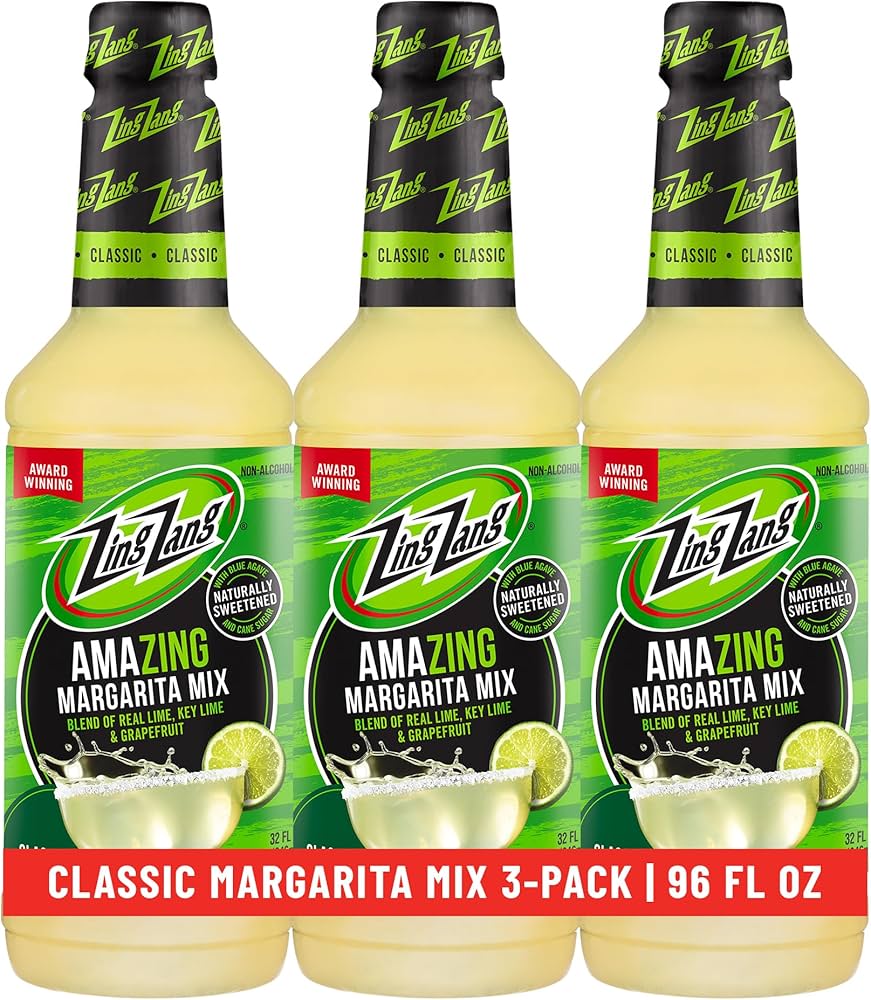 Amazon.com : Zing Zang Margarita Mix, Made with 3 Citrus Fruit