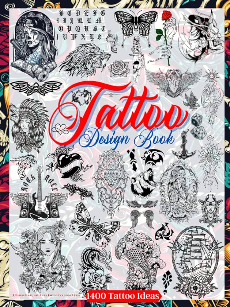 Tattoo Design Book: Over 1400 Tattoo Designs for Real Tattoo