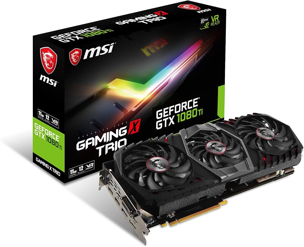 Amazon | MSI ビデオグラフィックカード ブラック GTX 1080 TI GAMING