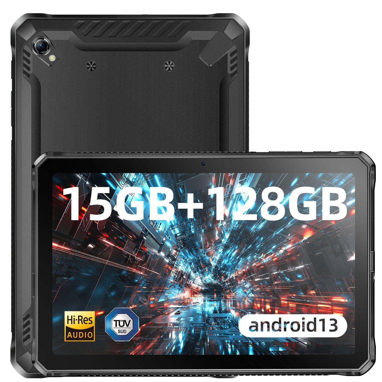 Amazon.co.jp: DOOGEE R10 防水タブレット Android 13 、15GB RAM(8+