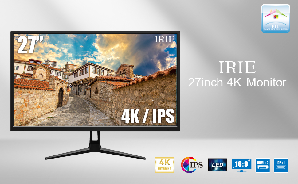 Amazon.co.jp: FFF モニター 27インチ ディスプレイ 4K IPS 60Hz HDR