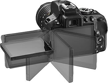 Amazon.co.jp: Nikon D5300 AF-P DSLR Camera Double Zoom Kit, Black