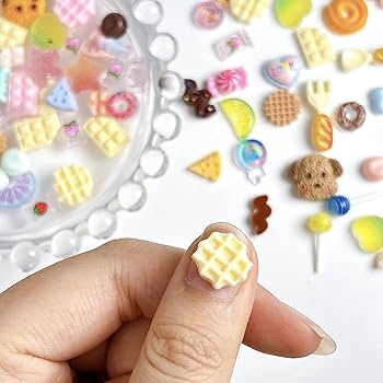 Amazon | 【快適良品スヤスワ】ネイルパーツ スイーツ お菓子 大量