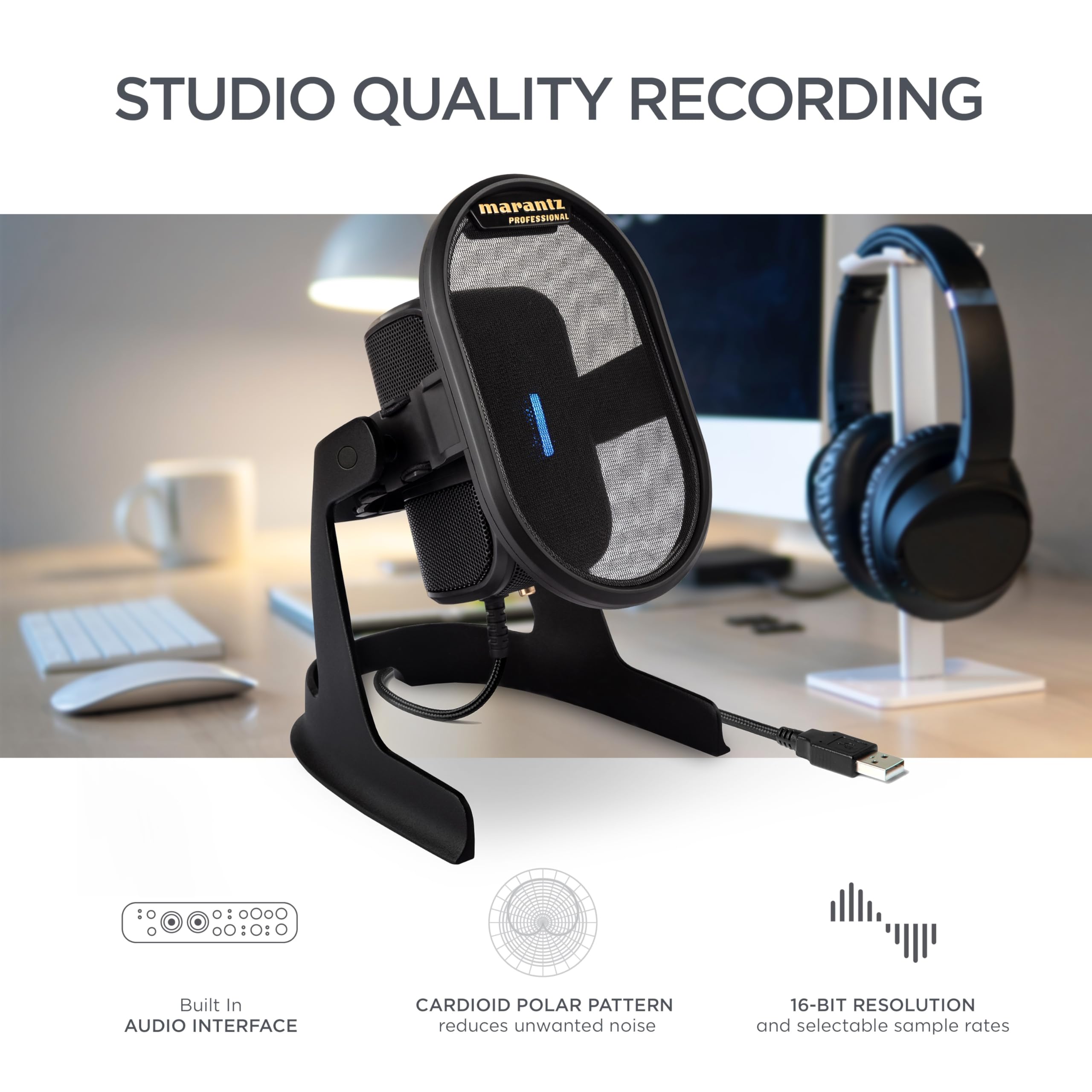 Amazon.com: Marantz Professional Umpire - USB Microphone for