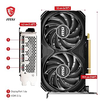 Amazon | MSI (エムシー) GeForce RTX 4060 Ti VENTUS 2X BLACK 16G OC