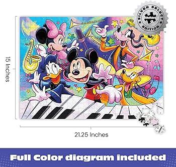Amazon.com: Buffalo Games Silver Select Mickey's Music Jigsaw