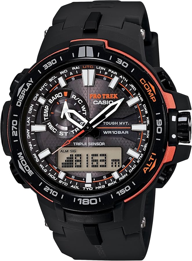 Amazon.co.jp: [カシオ]CASIO 腕時計 PROTREK トリプルセンサー Ver.3