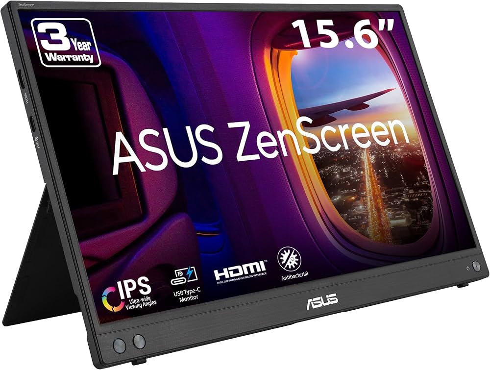 Amazon.co.jp: ASUS ZenScreen 16インチ (15.6インチ) 1080P USB-C
