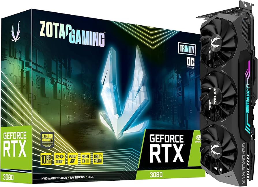 Amazon.com: ZOTAC Gaming GeForce RTX™ 3080 Trinity OC LHR 10GB