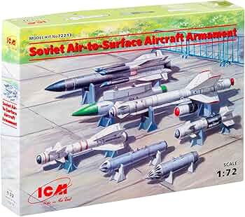 Amazon | アイシーエム ICM 1/72 ソビエト 空対地ミサイル/ロケット弾