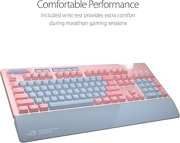 Amazon.com: ASUS ROG Strix Flare Pnk (Cherry MX Red) Limited