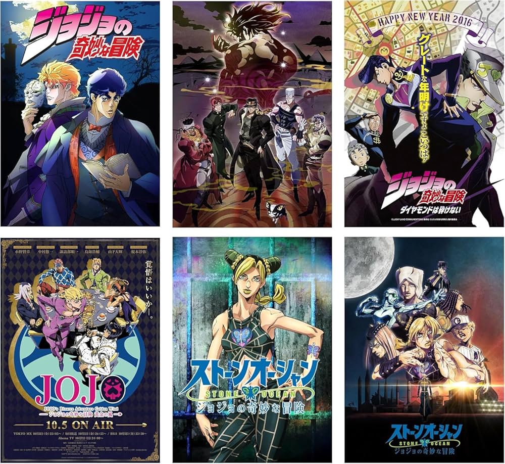 Amazon.co.jp: ジョジョの奇妙な冒険 全シーズン1～6＋黄金の風＋劇場