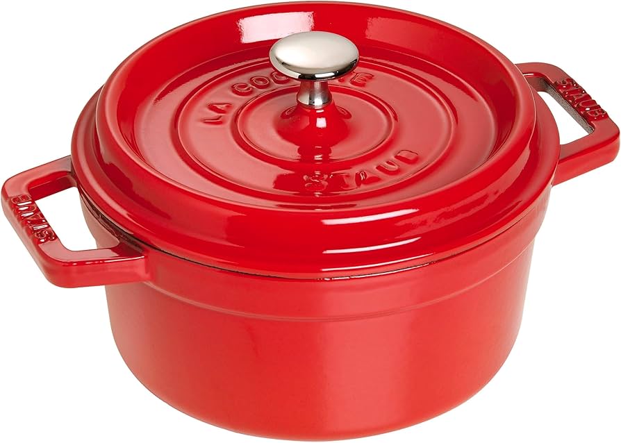 Amazon.com: STAUB Cast Iron Roaster/Cocotte, Round, 20 cm, 2.24 L