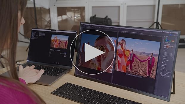 Amazon.co.jp: EVICIV QLED モバイルモニター 2K 22インチ 大画面