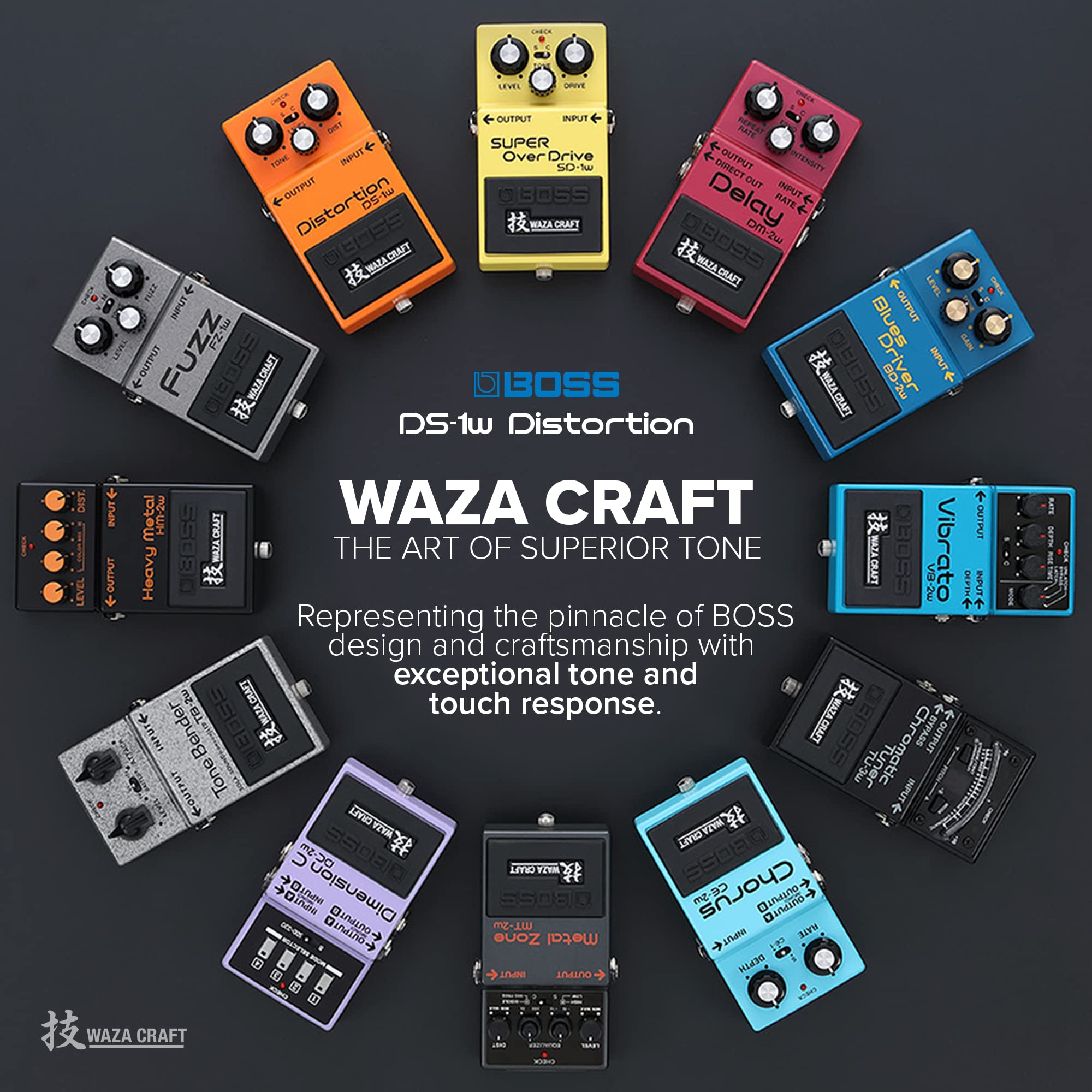Amazon.com: BOSS DS-1W Special Edition Waza Craft Distortion Pedal