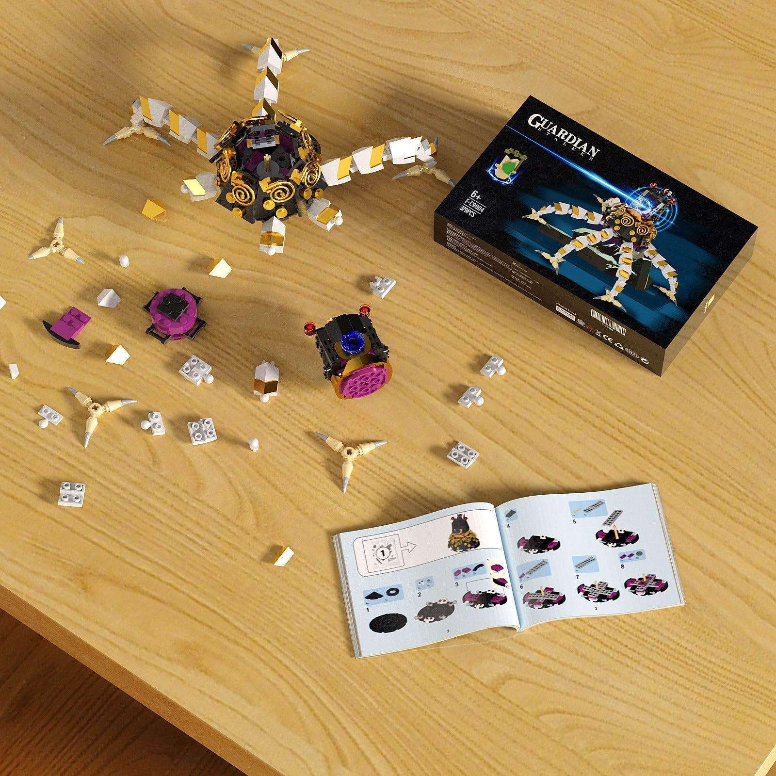 Amazon.co.jp: ミニフィギュア ビルディングブロックセット 379個 MOC